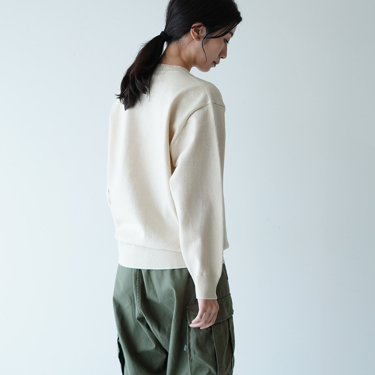 Yonetomi ヨネトミ リジッド カシミア ニット プルオーバー RIGID CASHMERE KNIT P/O   2024秋冬 95-244-020【送料無料】