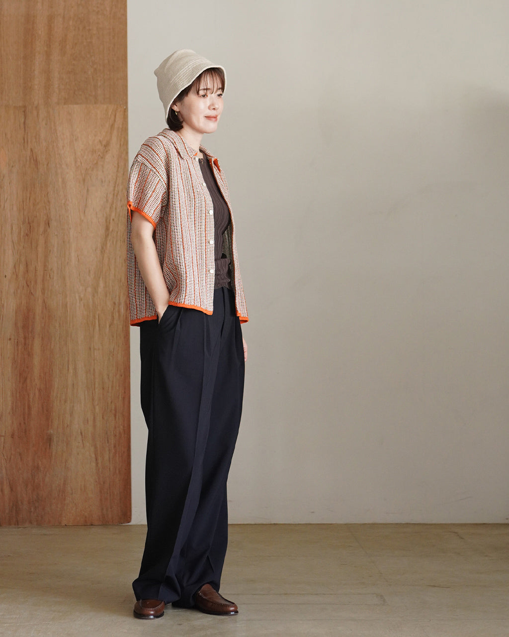 COOHEM コーヘン SUKASHI STRIPE TWEED スカシストライプツイードS/T | Crouka(クローカ)