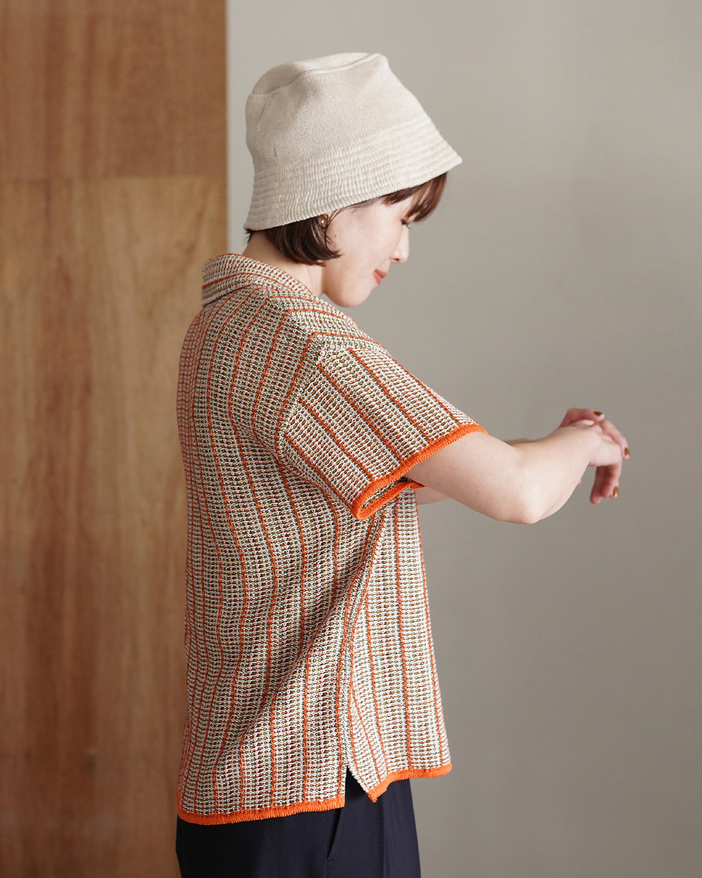 COOHEM コーヘン SUKASHI STRIPE TWEED スカシストライプツイードS/T | Crouka(クローカ)