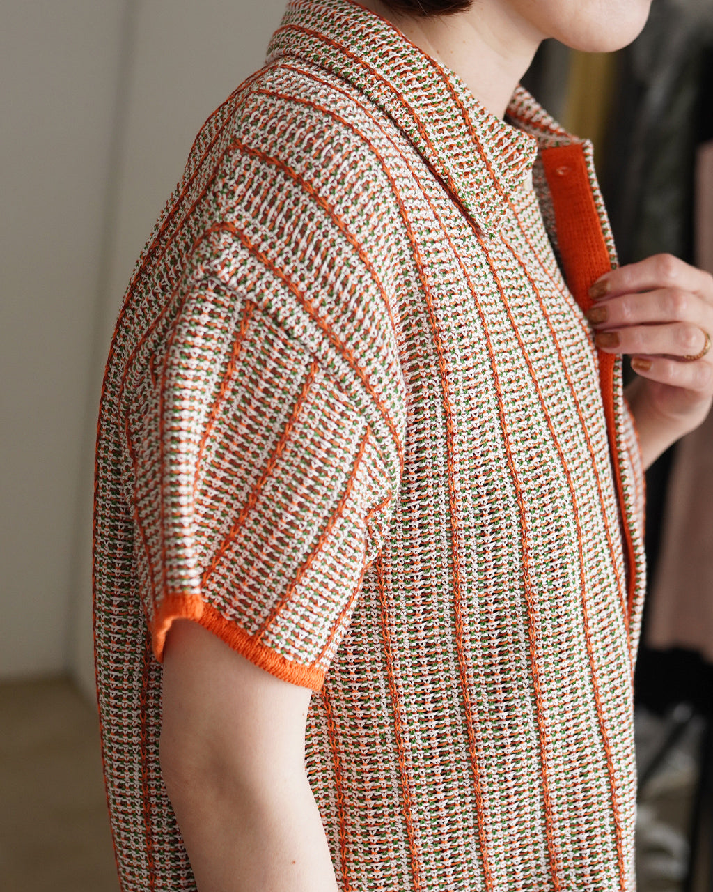 COOHEM コーヘン SUKASHI STRIPE TWEED スカシストライプツイードS/T | Crouka(クローカ)