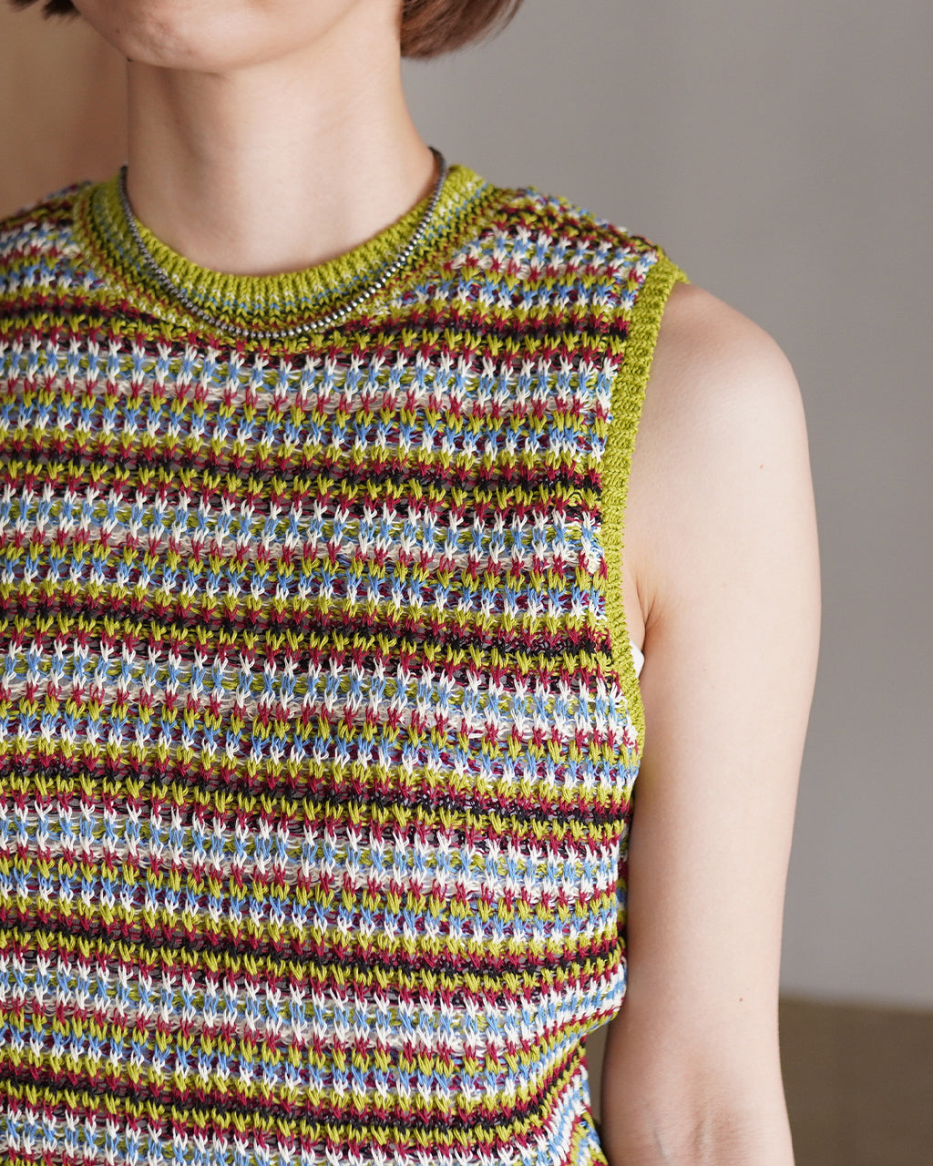 【最終値下げ】KHOKI コッキ 21ss Crying Knit ベスト ブランド古着】KHOKI / コッキ 23aw-v-02 Hand patchwork quilted vest