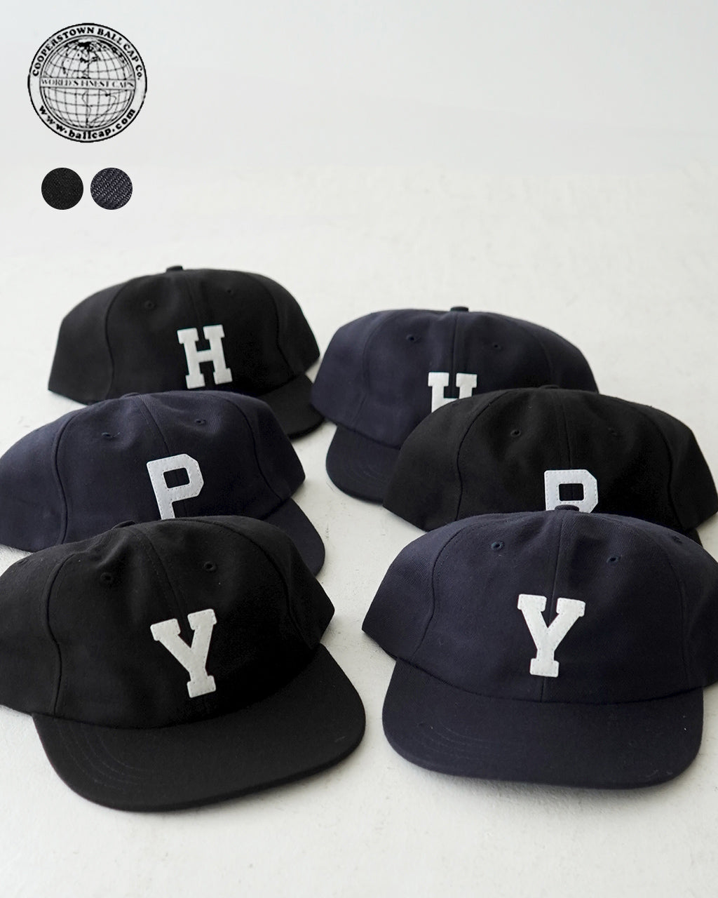 Cooperstown Ball Cap クーパーズタウン ボール キャップ アクリル ウール サージ キャップ ACRYL WOOL SERGE CAP 2024秋冬