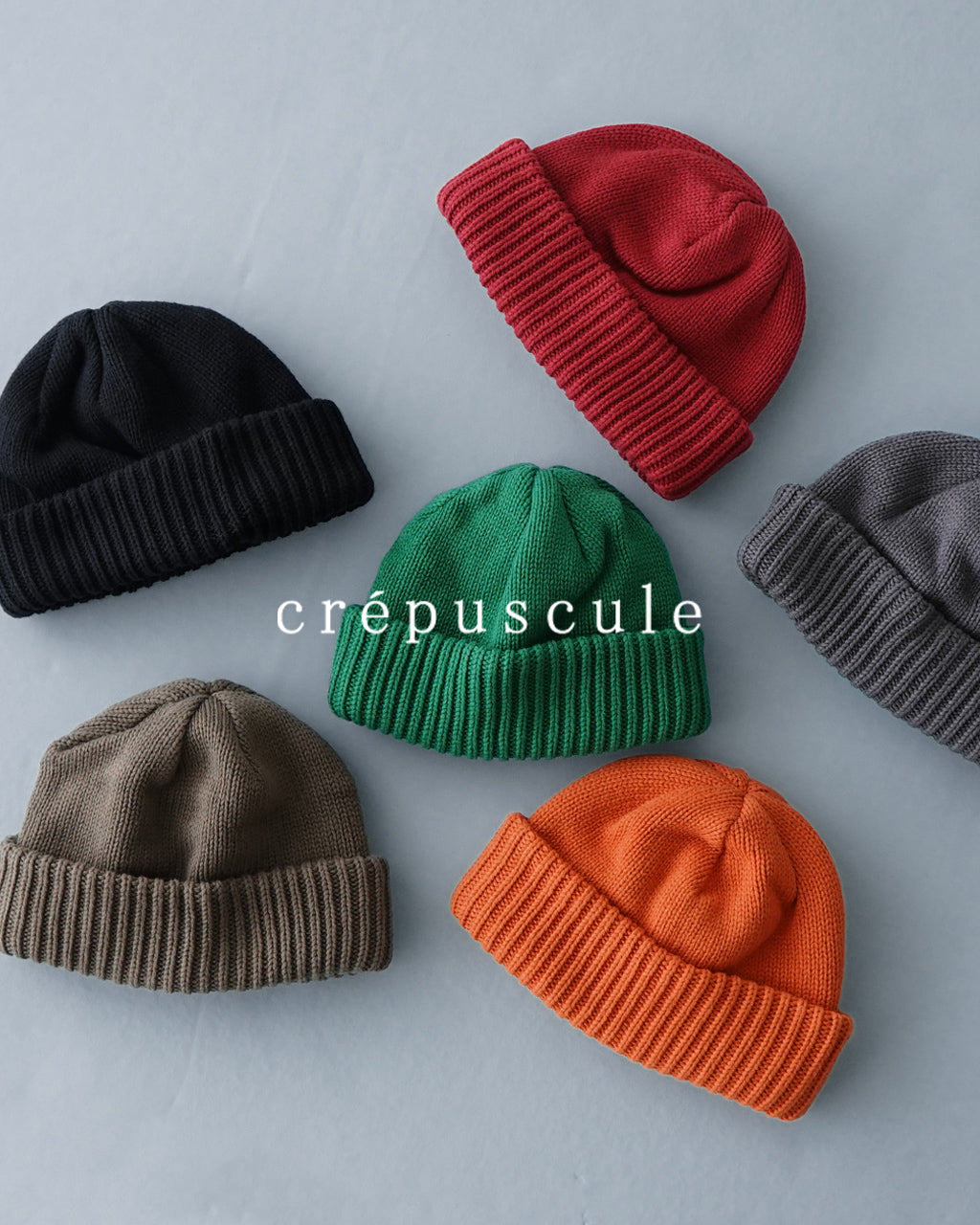 crepuscule クレプスキュール ニットキャップ ニット帽 帽子 2403-024