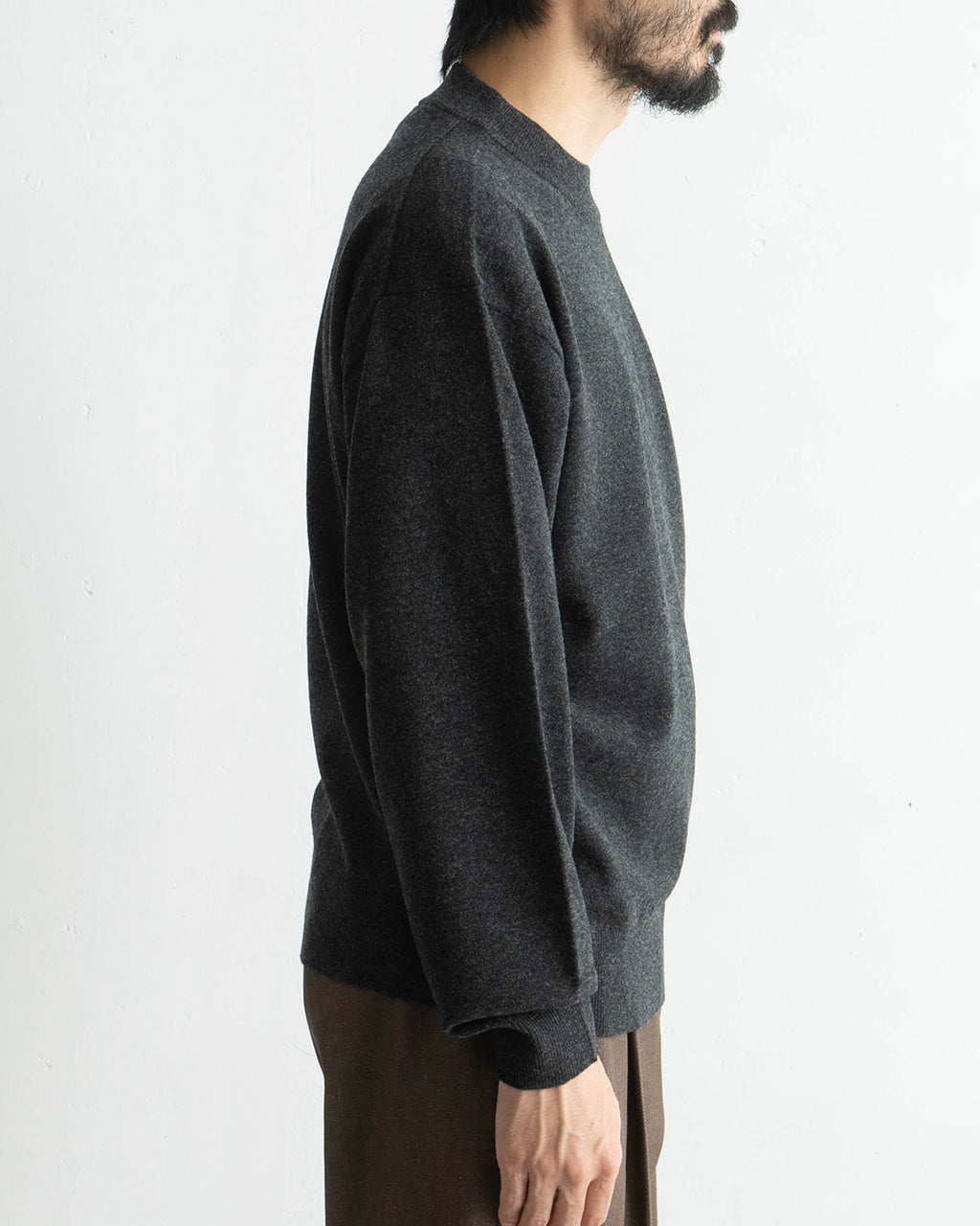 【SALE！40%OFF】crepuscule クレプスキュール モックネック プルオーバー ニット セーター Moc Neck P/O  2403-008 【送料無料】