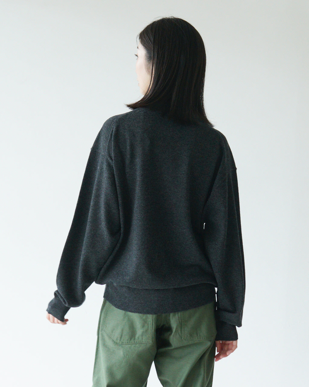 【SALE！40%OFF】crepuscule クレプスキュール モックネック プルオーバー ニット セーター Moc Neck P/O  2403-008 【送料無料】