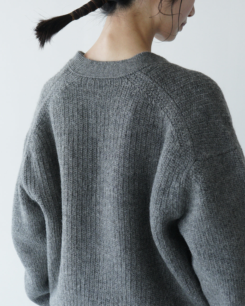 【SALE！40%OFF】crepuscule クレプスキュール ニット  ローゲージ カーディガン L-G Cardigan セーター 2403-021【送料無料】