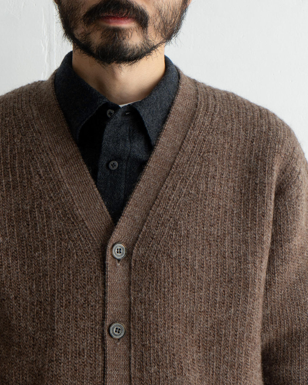 【SALE！40%OFF】crepuscule クレプスキュール ニット  ローゲージ カーディガン L-G Cardigan セーター 2403-021【送料無料】