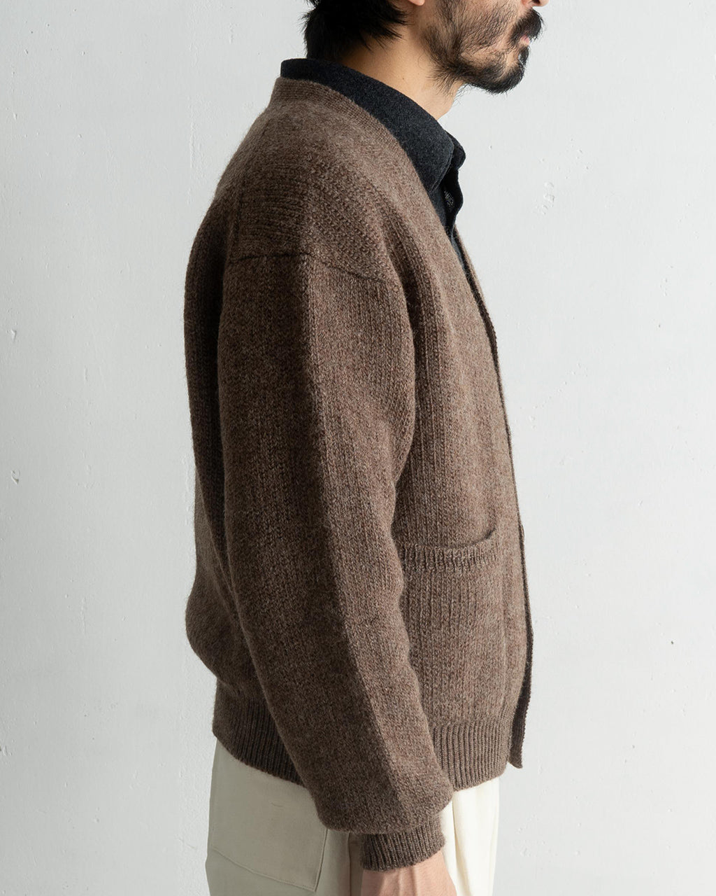 【SALE！40%OFF】crepuscule クレプスキュール ニット  ローゲージ カーディガン L-G Cardigan セーター 2403-021【送料無料】