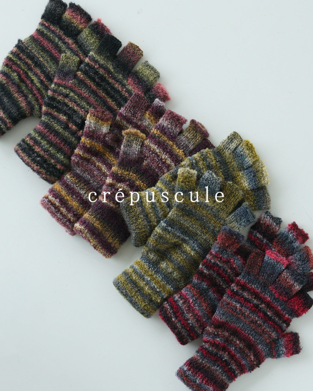 【SALE！20%OFF】crepuscule クレプスキュール 手袋 グローブ フィンガーレス 2403-028