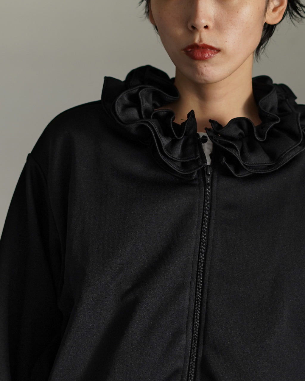 frill coller track jacket CC-3520-AW