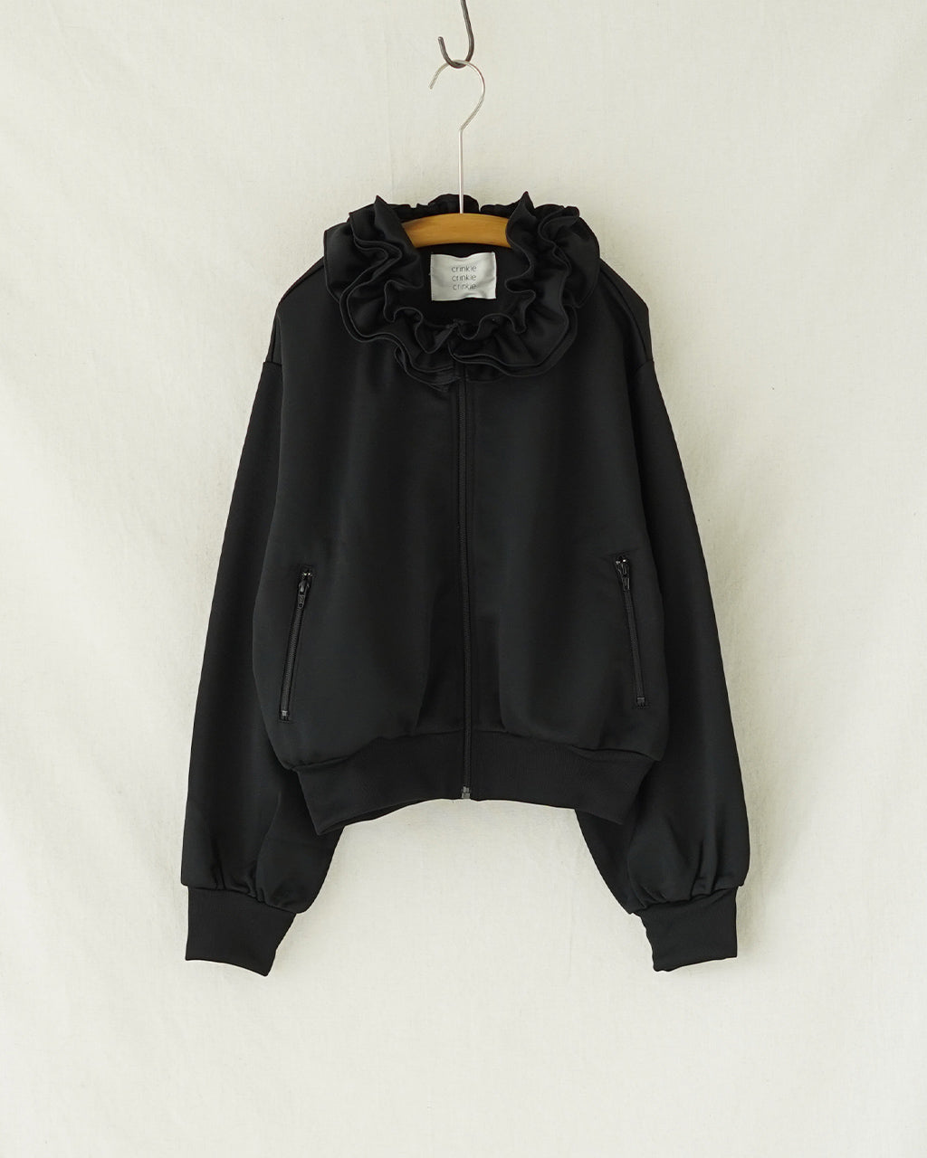 frill coller track jacket CC-3520-AW