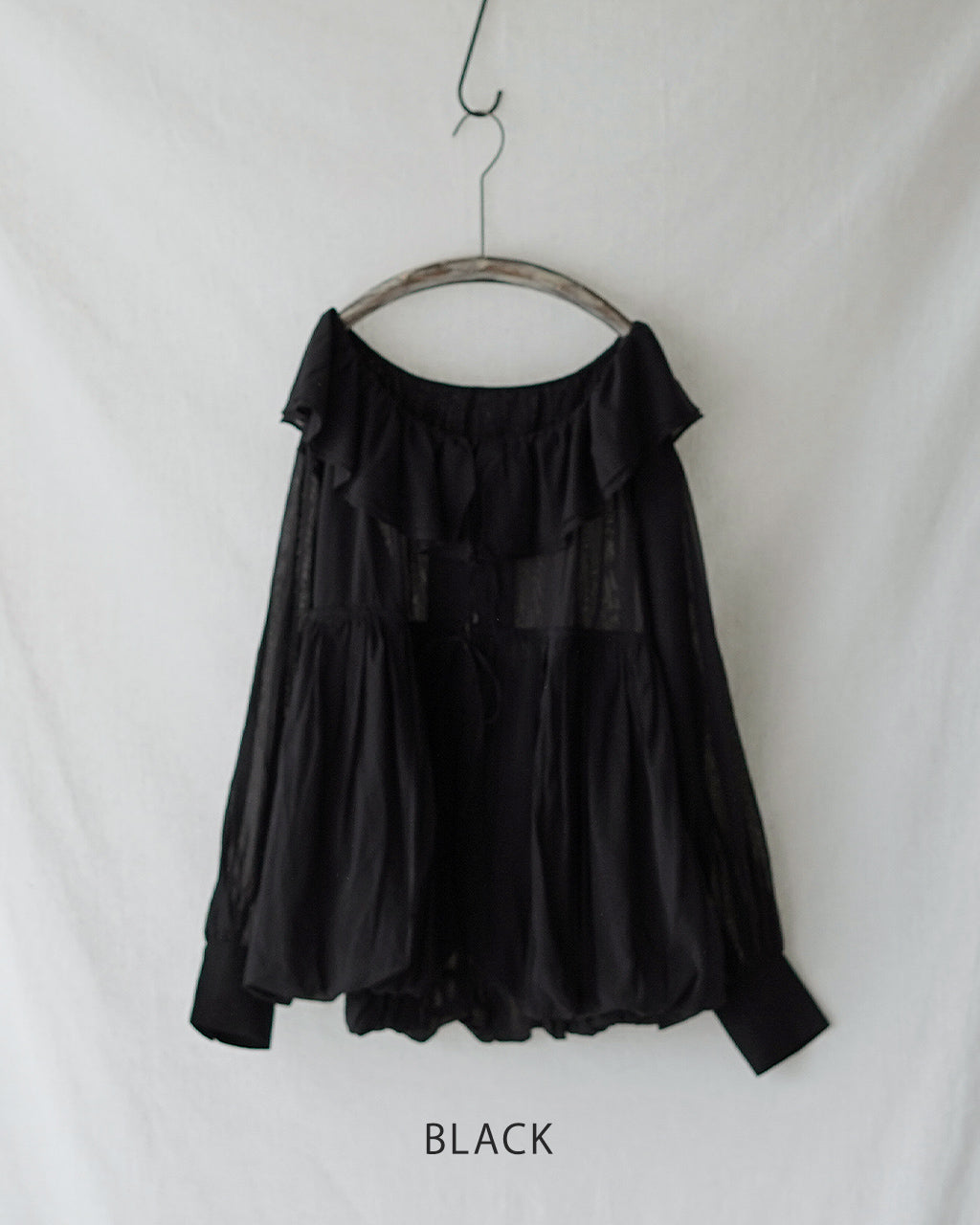 frill balloon blouse CC-4006