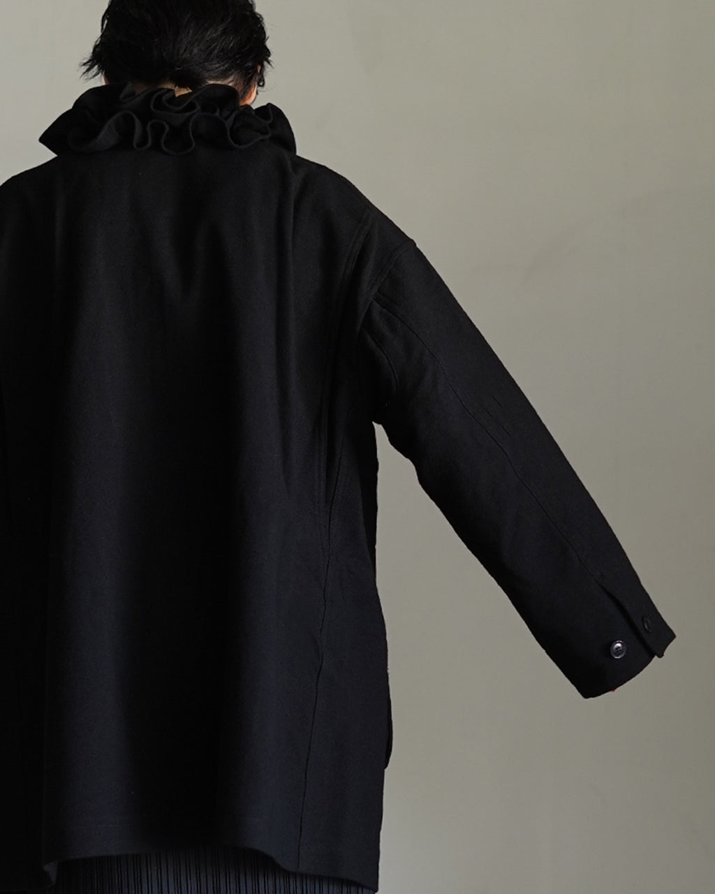 frill collar hunting jacket CC-4019