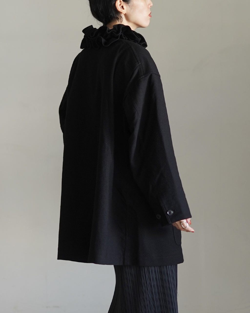 frill collar hunting jacket CC-4019