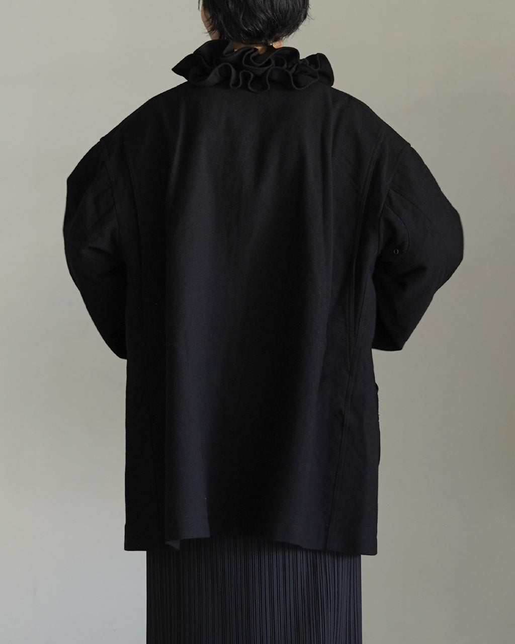 frill collar hunting jacket CC-4019