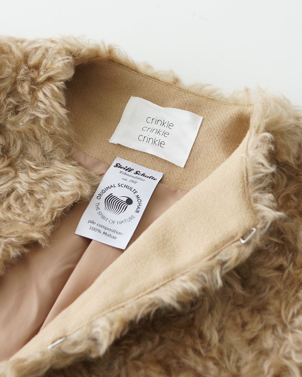 crinkle crinkle crinkle クリンクル クリンクル クリンクル ファー ジャケット アウター ショート TEDDY FUR SHORT JAKET CC-3019 【送料無料】