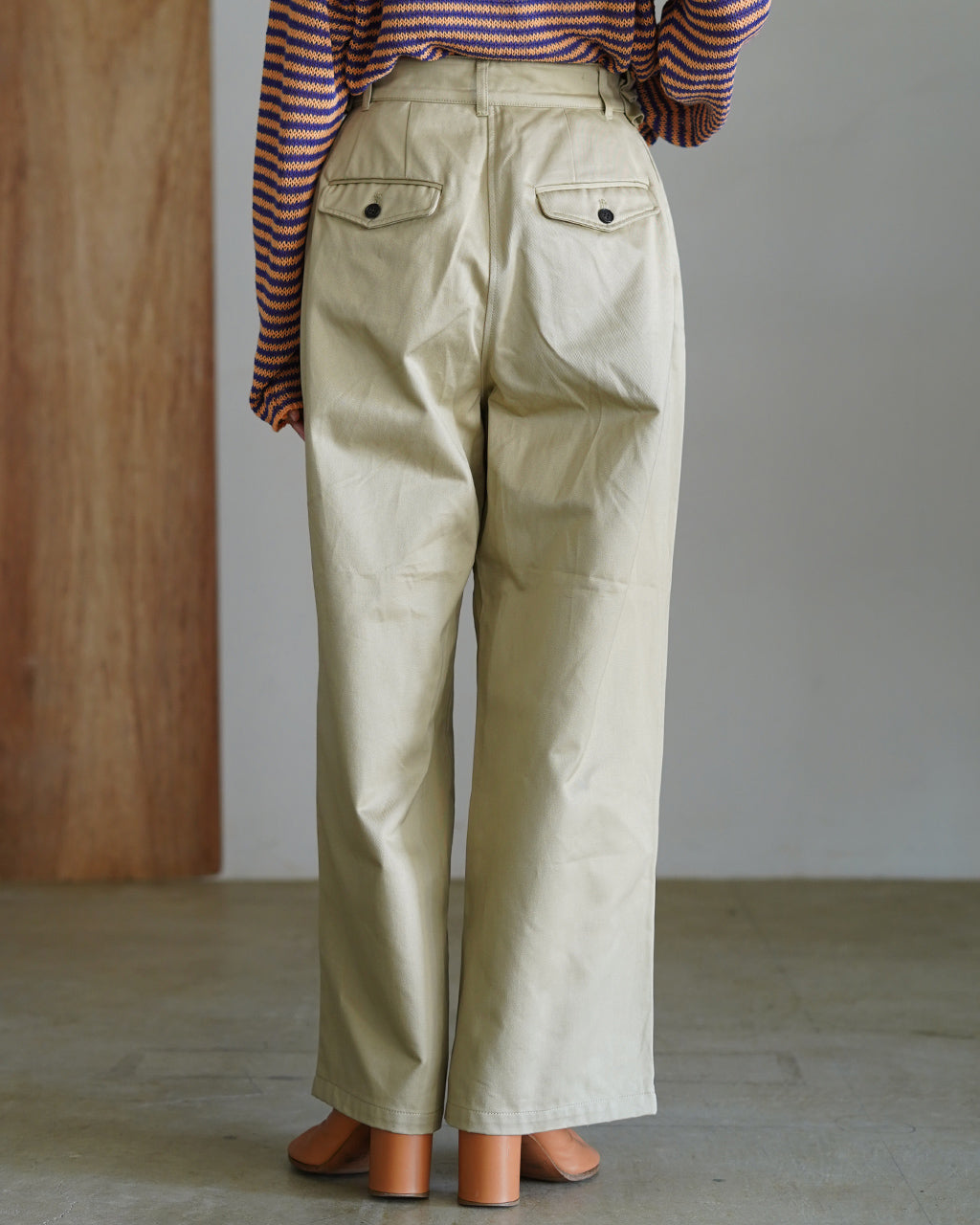 frill belt chino pants CC-4514