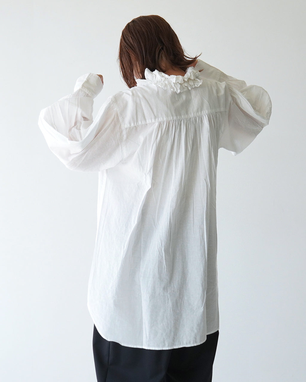 crinkle crinkle crinkle クリンクル クリンクル クリンクル フリルカラーシャツ コットン COTTON FRILL COLLER SHIRTS CC-2001【送料無料】