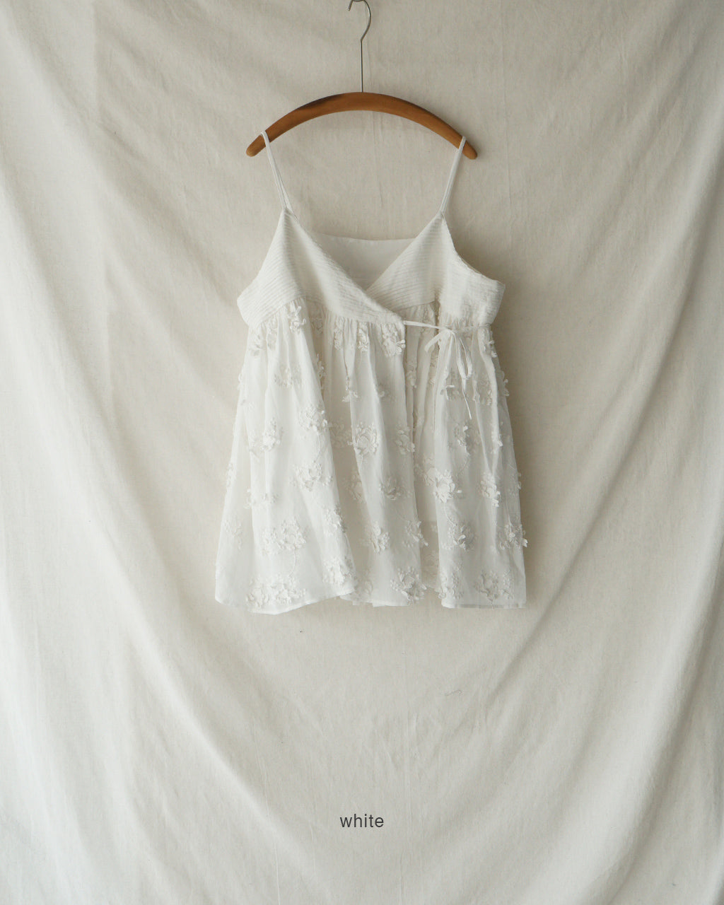 3D embroidery cache coeur camisole CC-4518