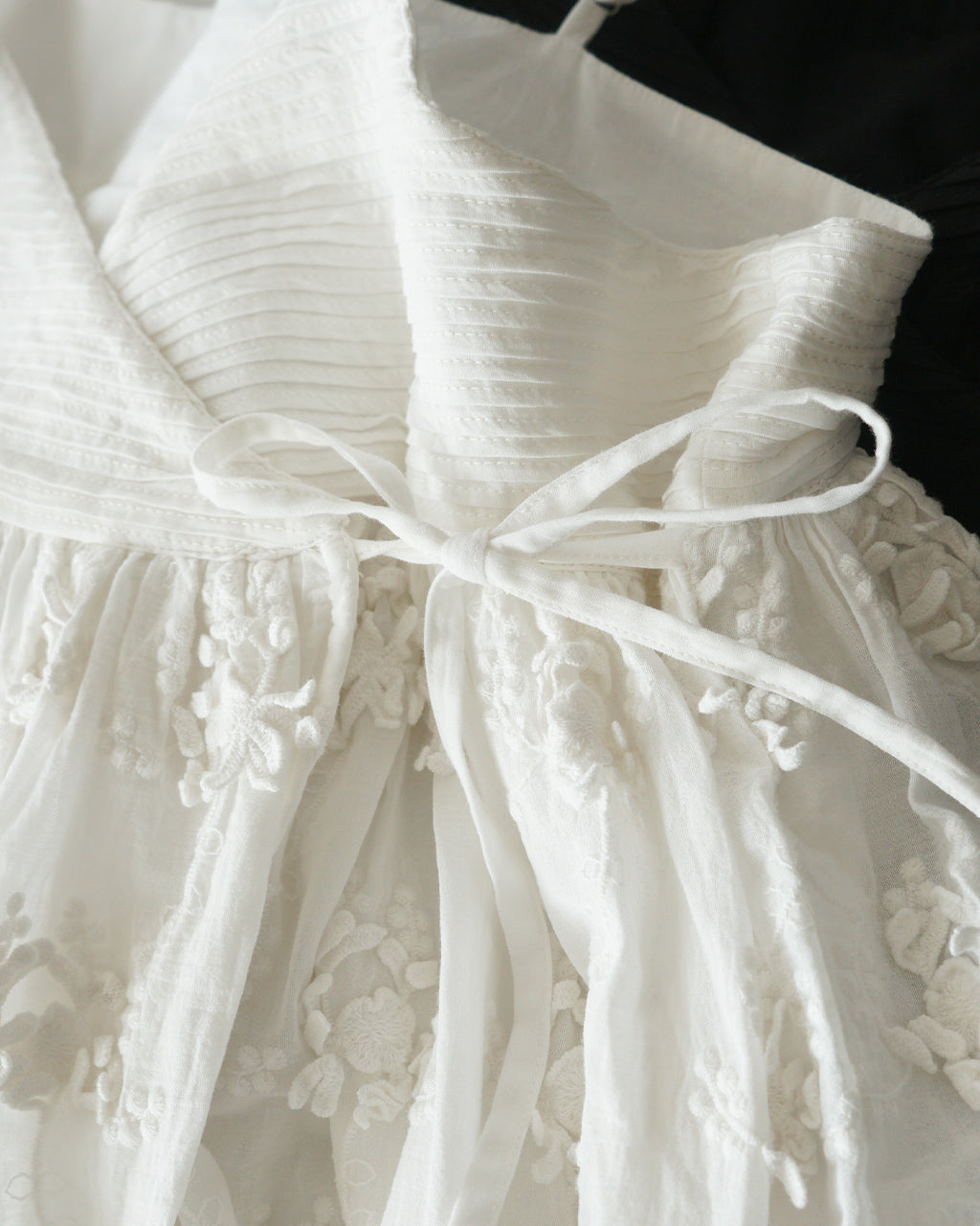 3D embroidery cache coeur camisole CC-4518