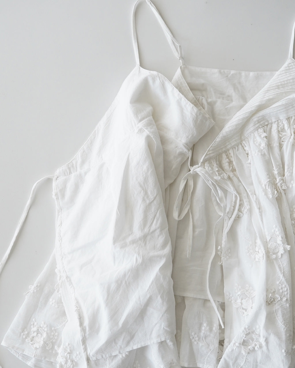 3D embroidery cache coeur camisole CC-4518