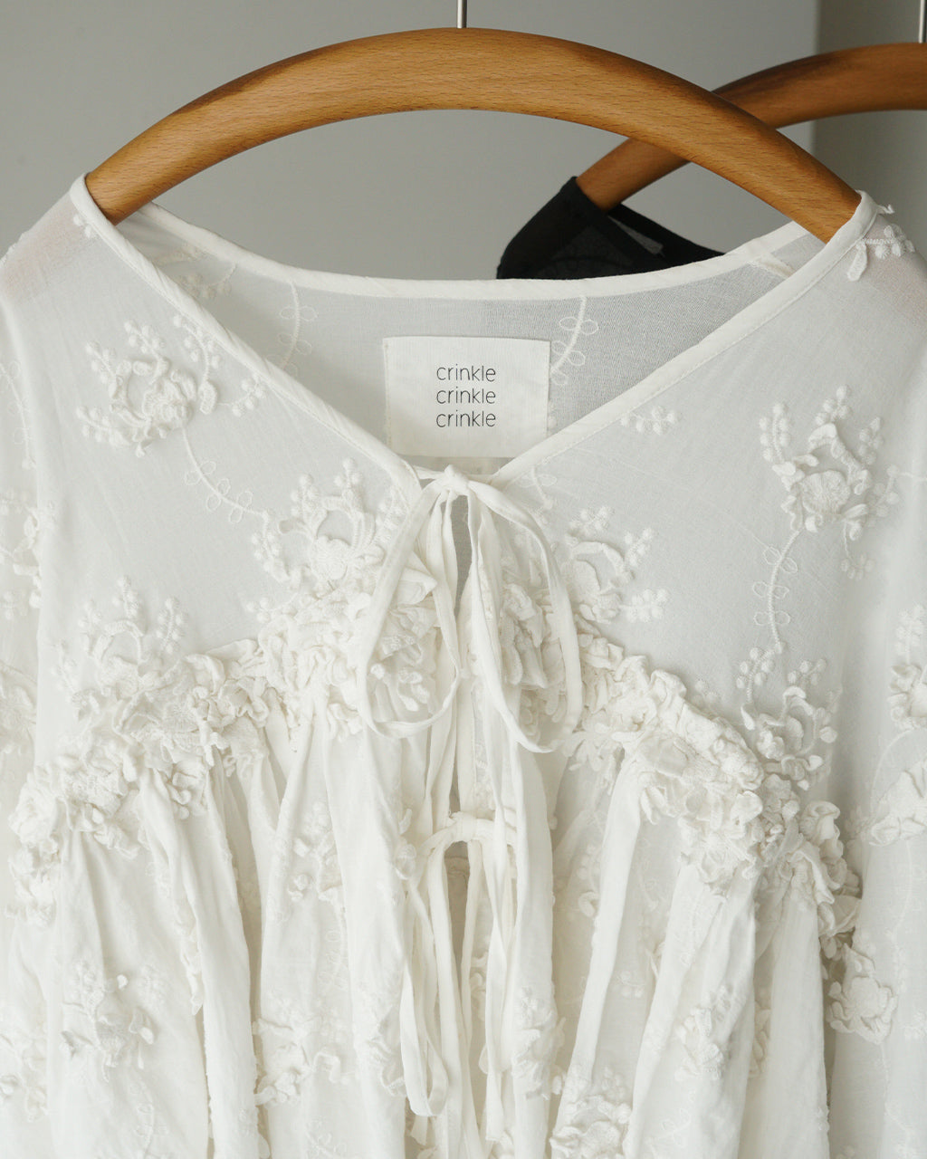 3D embroidery gather bolero CC-4517