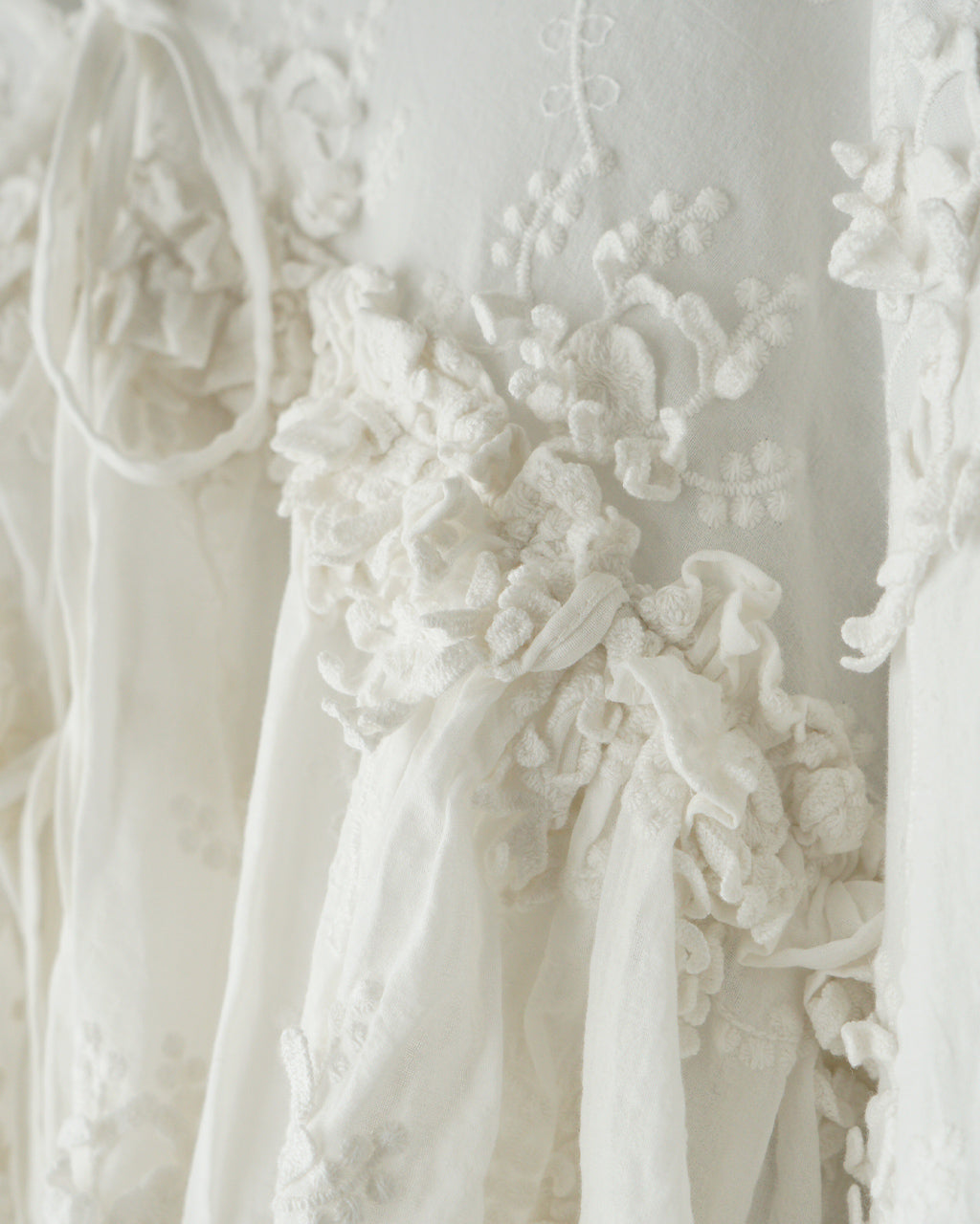 3D embroidery gather bolero CC-4517