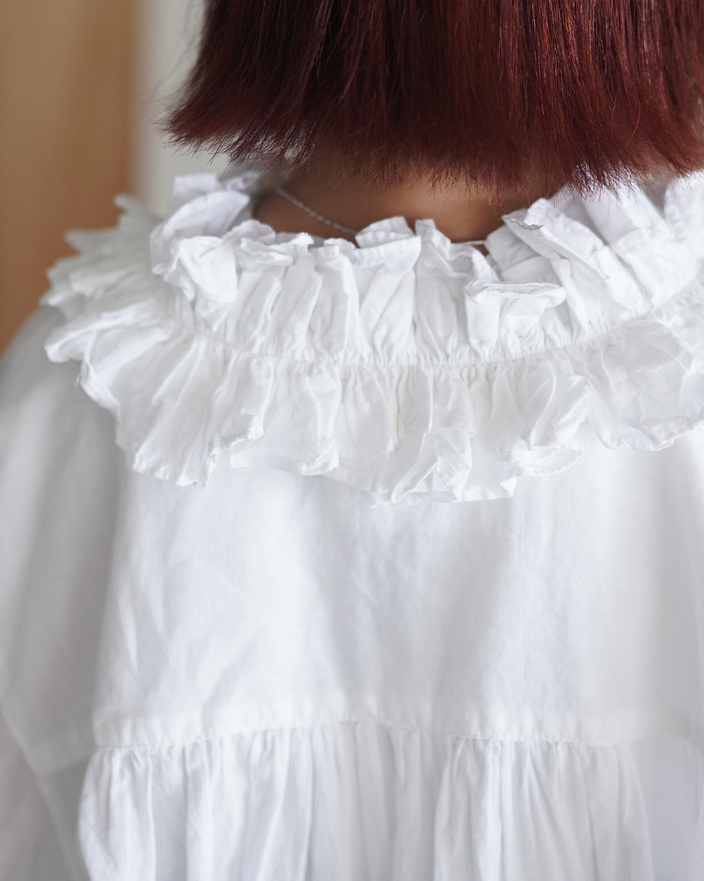 cotton frill collar shirts CC-5051