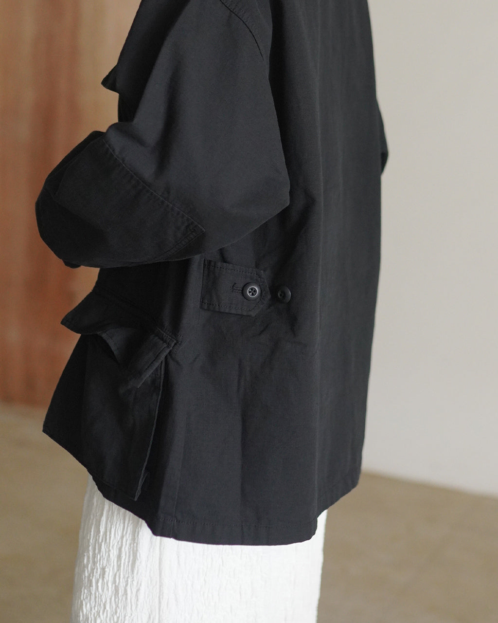 frill collar military jacket CC-5003