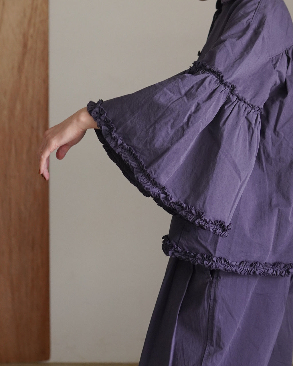 garment dye frill shirts CC-4522