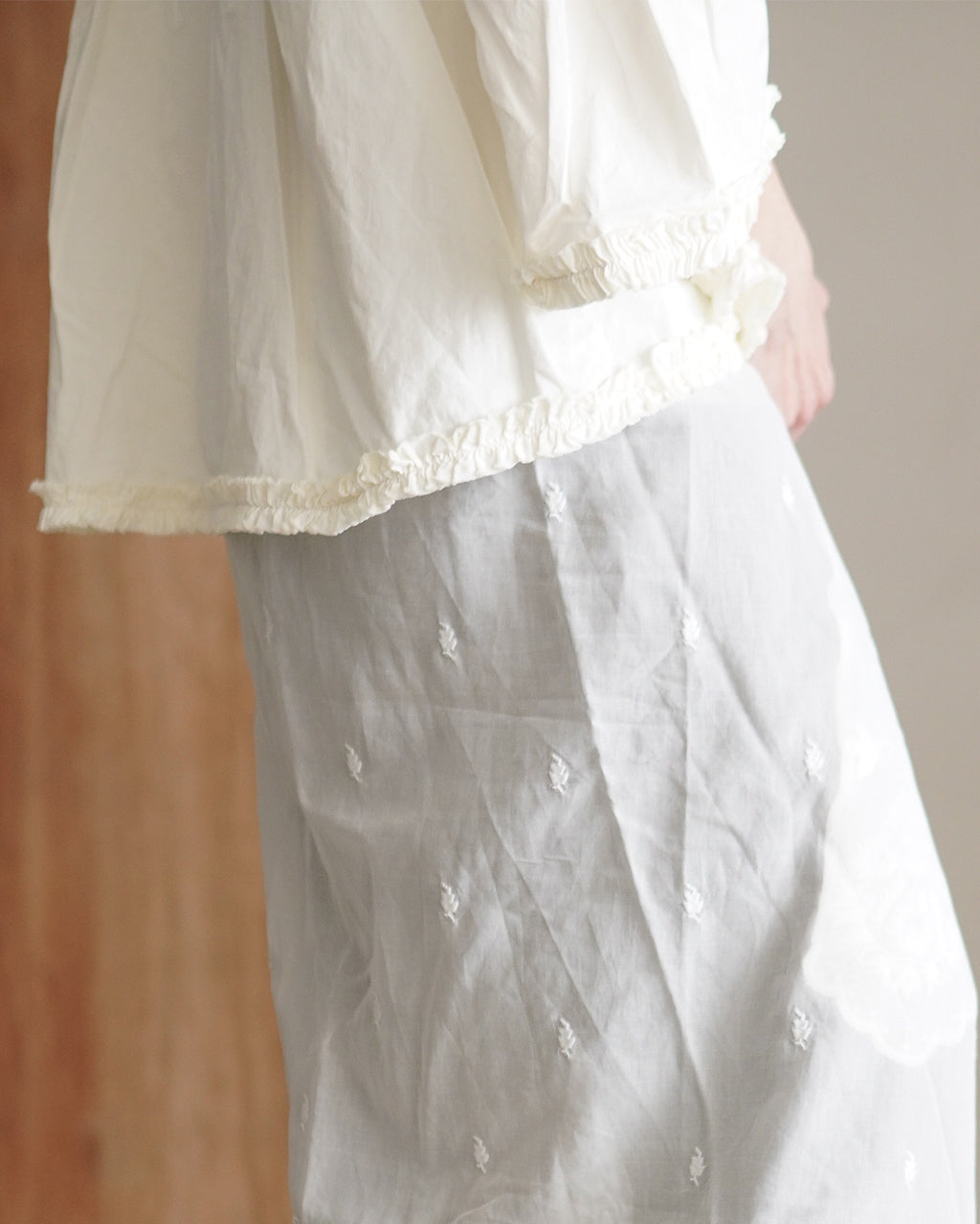 garment dye frill shirts CC-4522