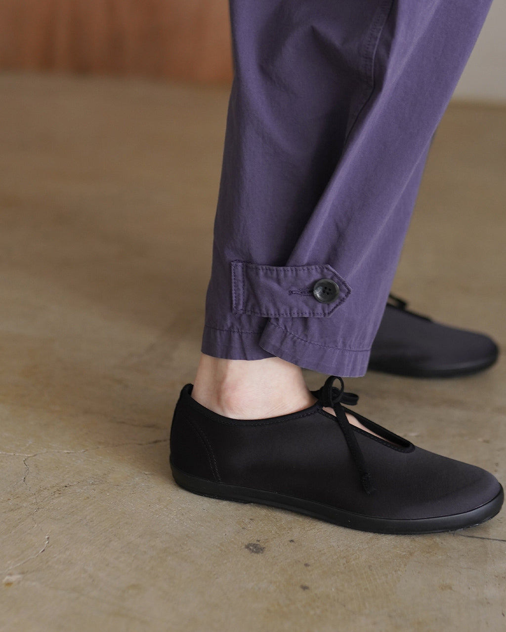 garment dye over tuck pants CC-4529