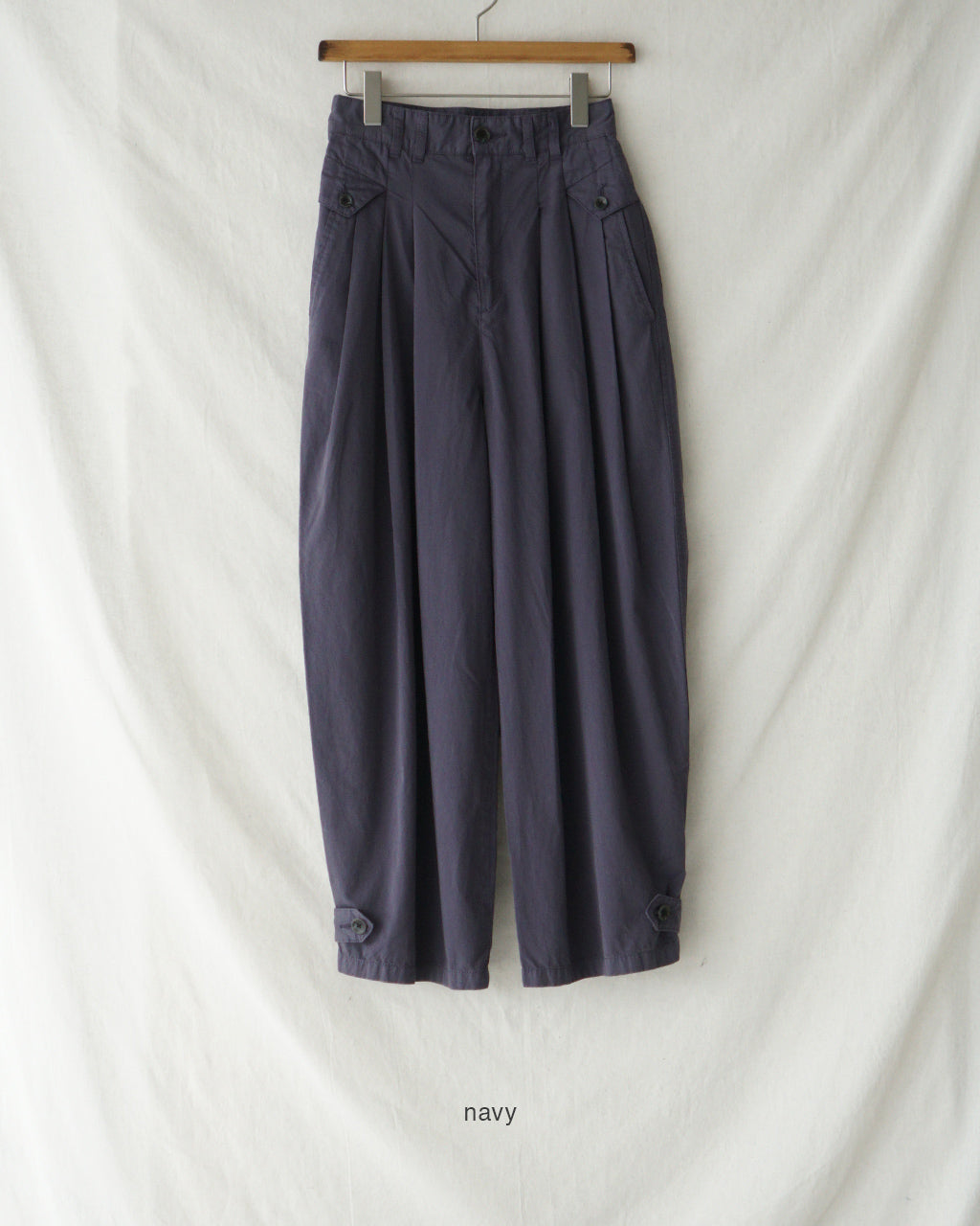 garment dye over tuck pants CC-4529