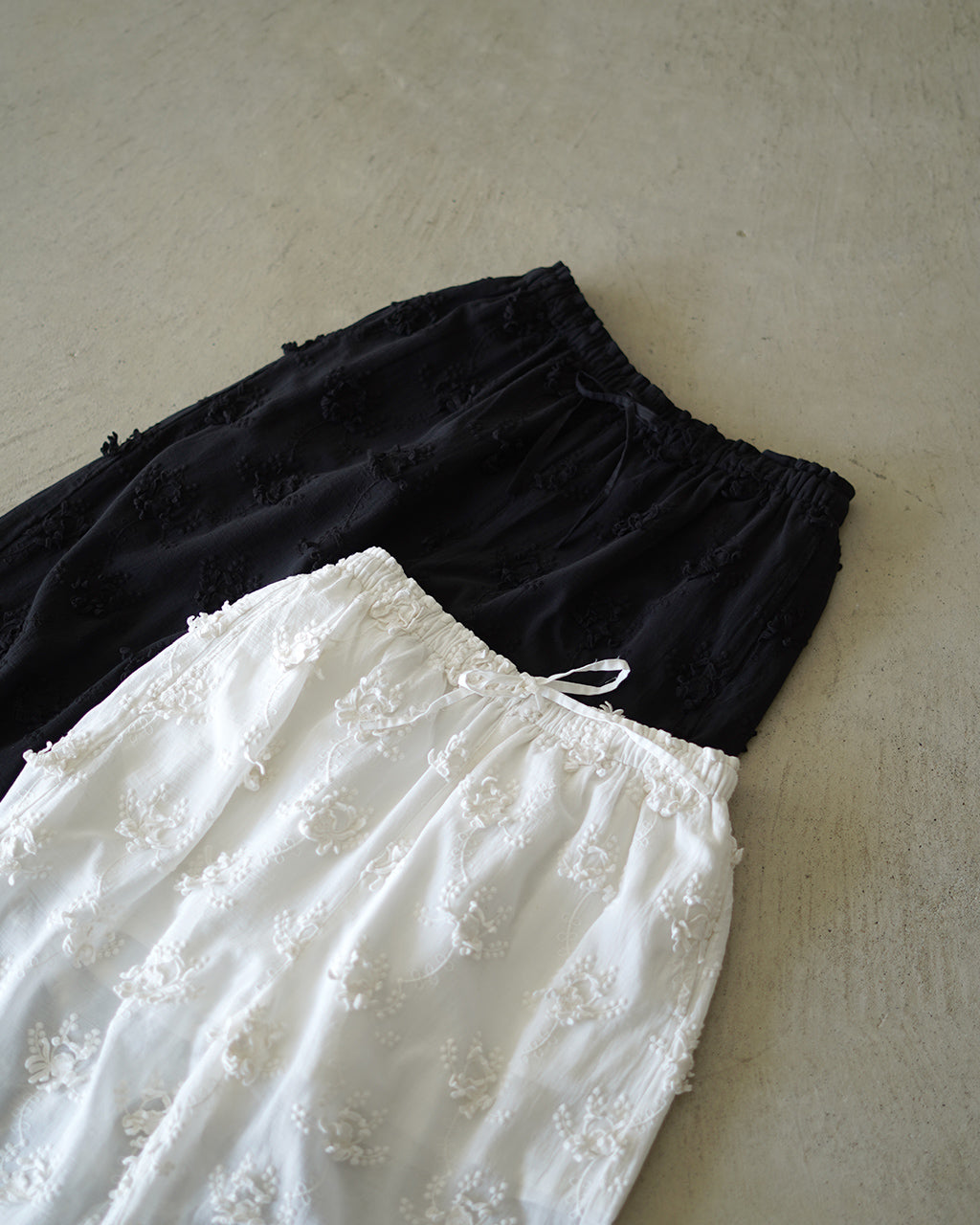 sheer cotton 3D embroidery easy pants CC-4528