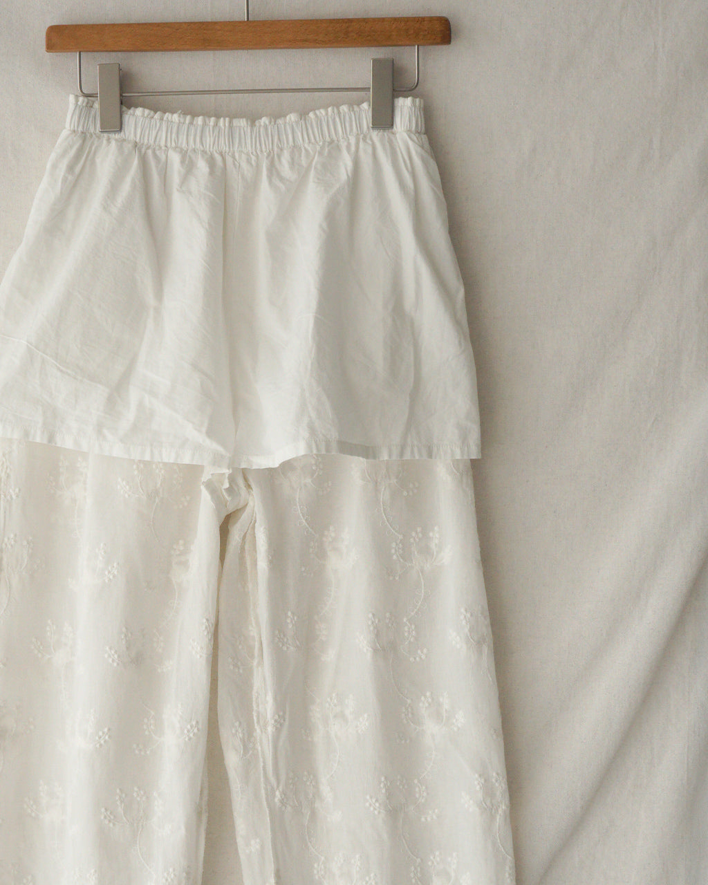 sheer cotton 3D embroidery easy pants CC-4528