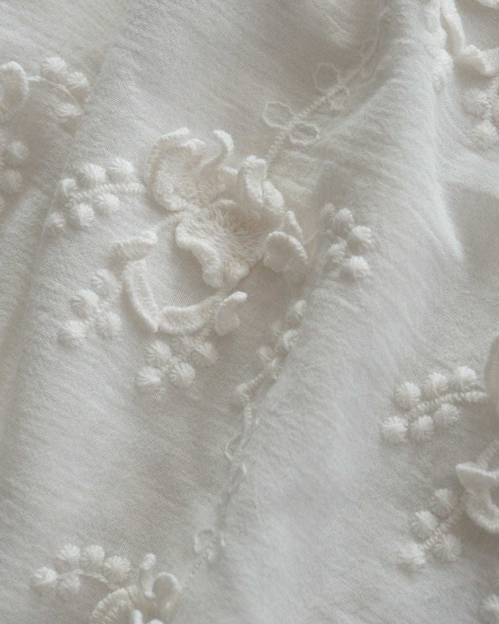 sheer cotton 3D embroidery easy pants CC-4528