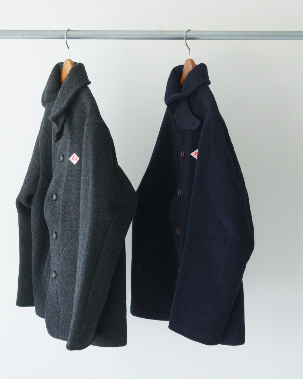 DANTON ダントン ライトパイル ウールモッサ ラウンドカラー ジャケット ROUND COLLAR JACKET ショールカラー ブルゾン DT-A0032WOP【送料無料】 [★]