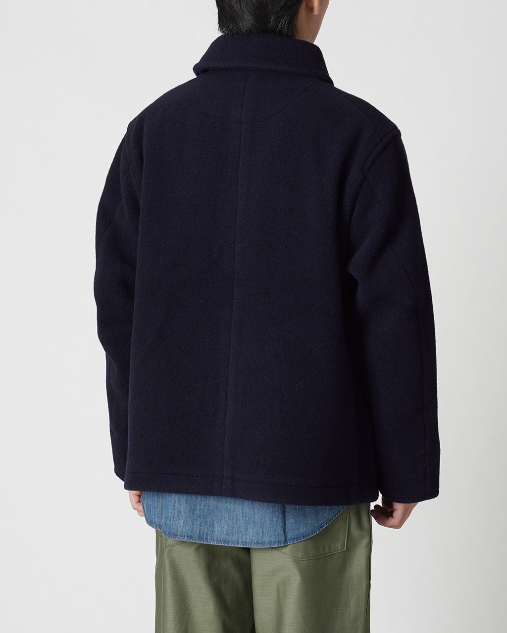 DANTON ダントン ライトパイル ウールモッサ ラウンドカラー ジャケット ROUND COLLAR JACKET ショールカラー ブルゾン DT-A0032WOP【送料無料】 [★]