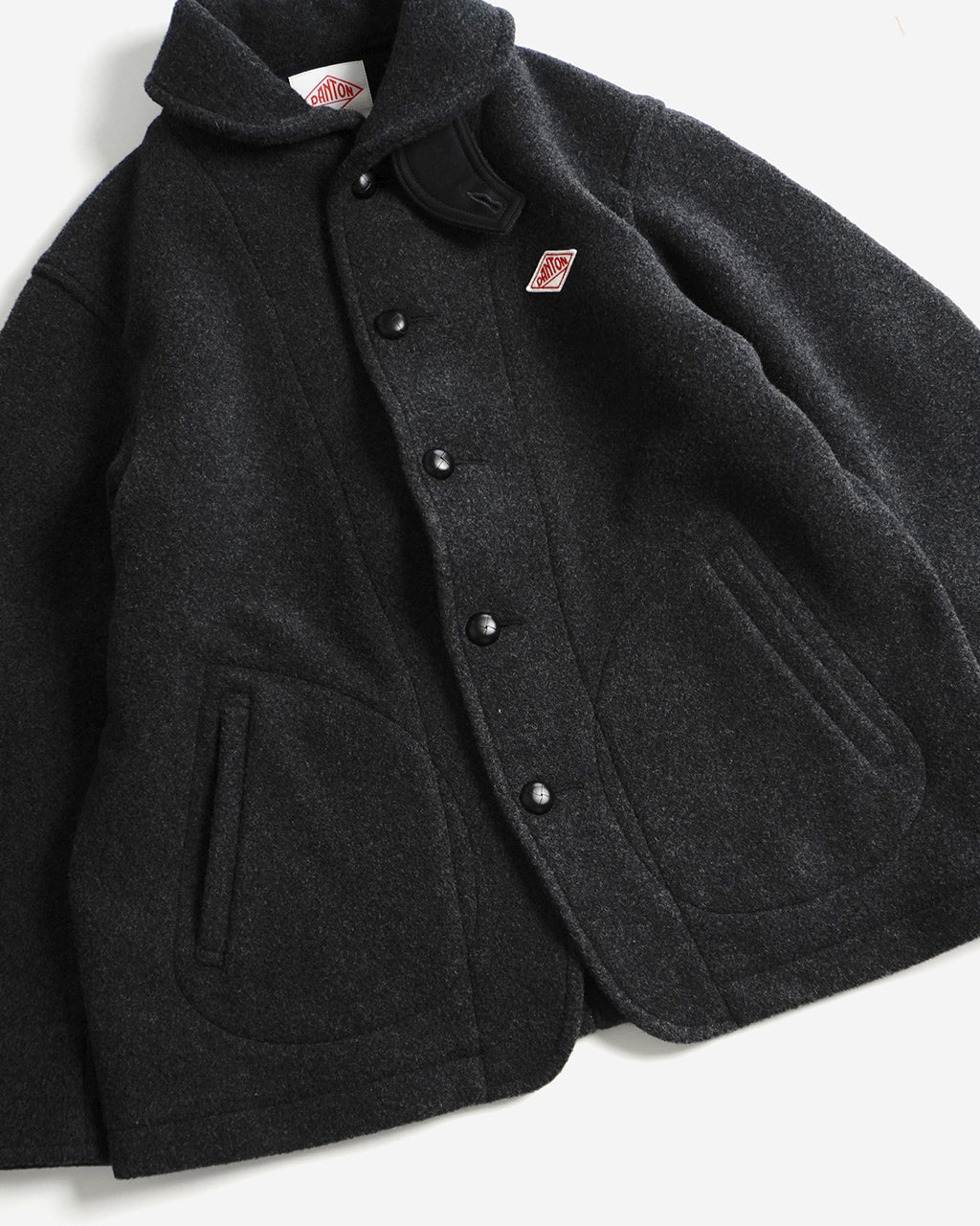 DANTON ダントン ライトパイル ウールモッサ ラウンドカラー ジャケット ROUND COLLAR JACKET ショールカラー ブルゾン DT-A0032WOP【送料無料】 [★]