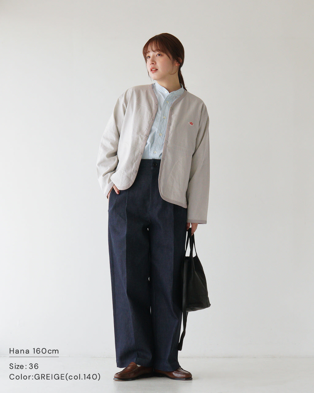 DANTON ダントン シャツカーディガン SHIRT CARDIGAN リネン ポリエステル Vネック DT-B0349 LIP 【クーポン対象外】【送料無料】