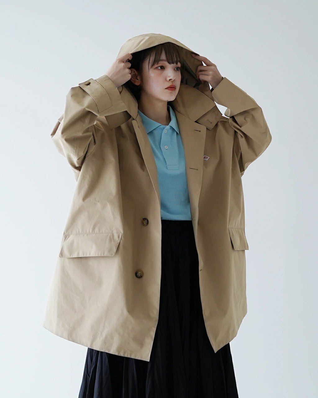 DANTON ダントン ショート バルマカーン コート SHORT BALMACAAN COAT