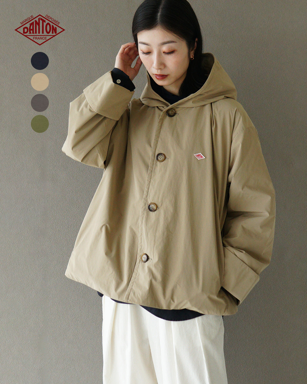 DANTON ダントン フードジャケット HOODED JACKET DT-A0463PNT 【クーポン対象外】【送料無料】 [★]