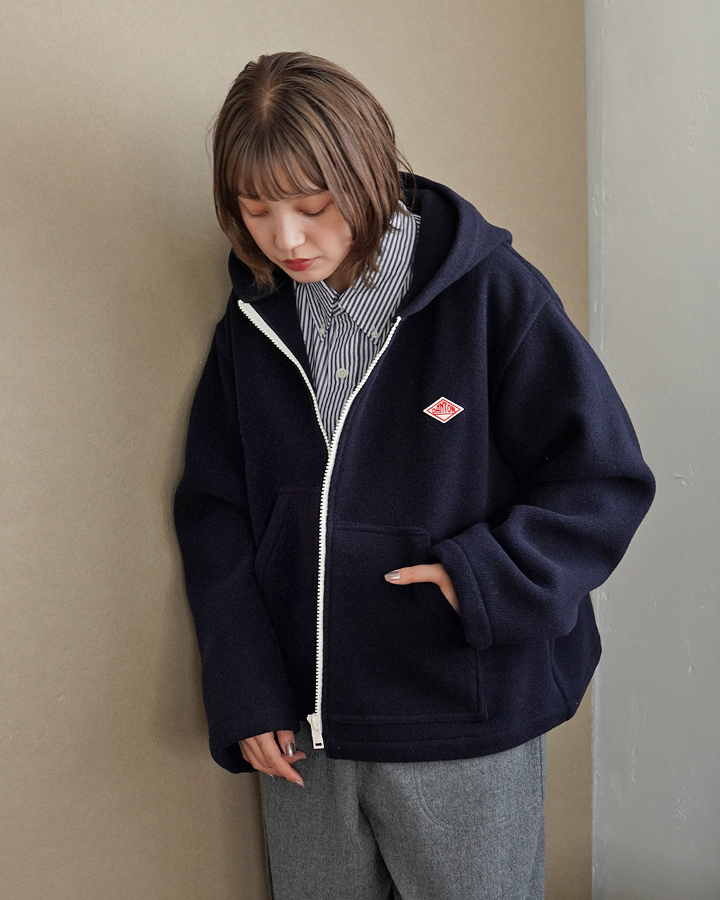 DANTON ダントン フーデッド ジャケット HOODED JACKET ジップアップ DT-A0537WLP【送料無料】【クーポン対象外】 [★]