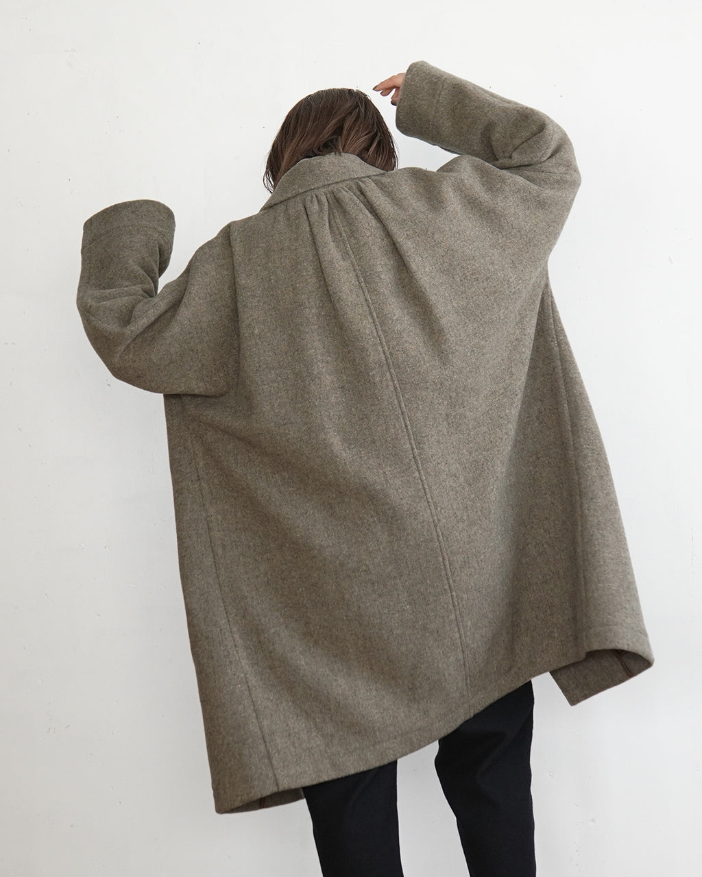 【先行予約：2024年11～12月上旬頃入荷予定】DANTON ダントン ドルマン ロング コート DOLMAN LONG COAT DT-A0539WLP【送料無料】【クーポン対象外】