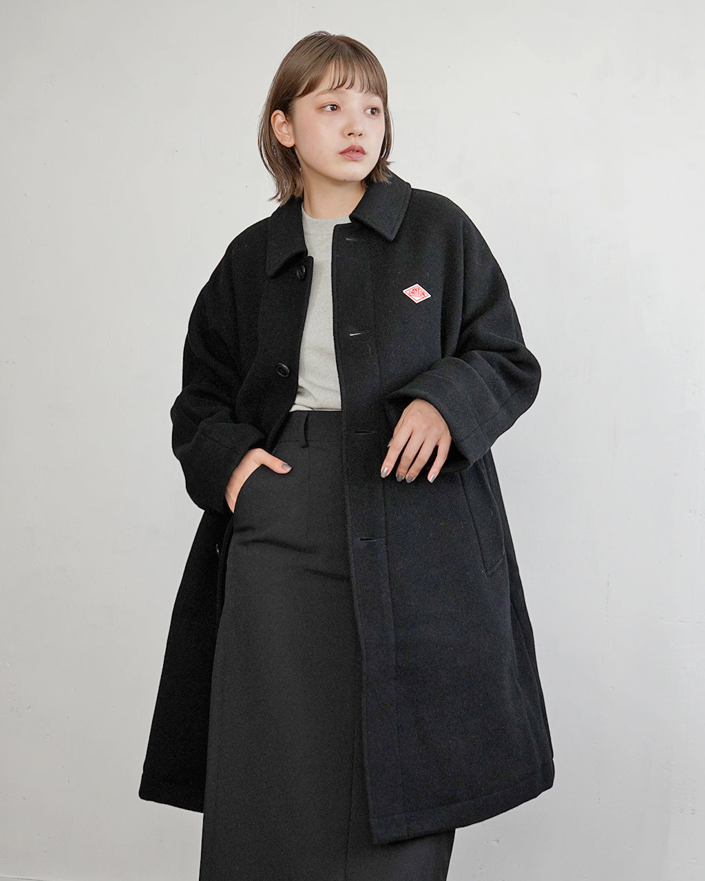 【先行予約：2024年11～12月上旬頃入荷予定】DANTON ダントン ドルマン ロング コート DOLMAN LONG COAT DT-A0539WLP【送料無料】【クーポン対象外】