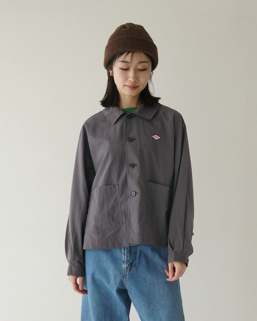 DANTON  ダントン ショートジャケット コート ドルマンスリーブ アウター DOLMAN SLEEVE JACKET DT-A0652 TNY【クーポン対象外】【送料無料】