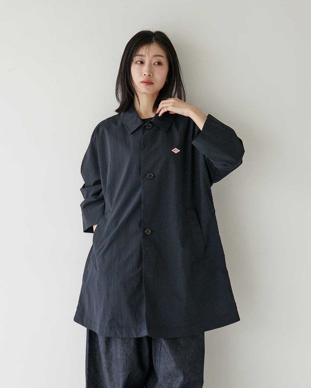 DANTON  ダントン ミドルコート ドルマンスリーブ DOLMAN SLEEVE COAT DT-A0653 TNY【クーポン対象外】【送料無料】