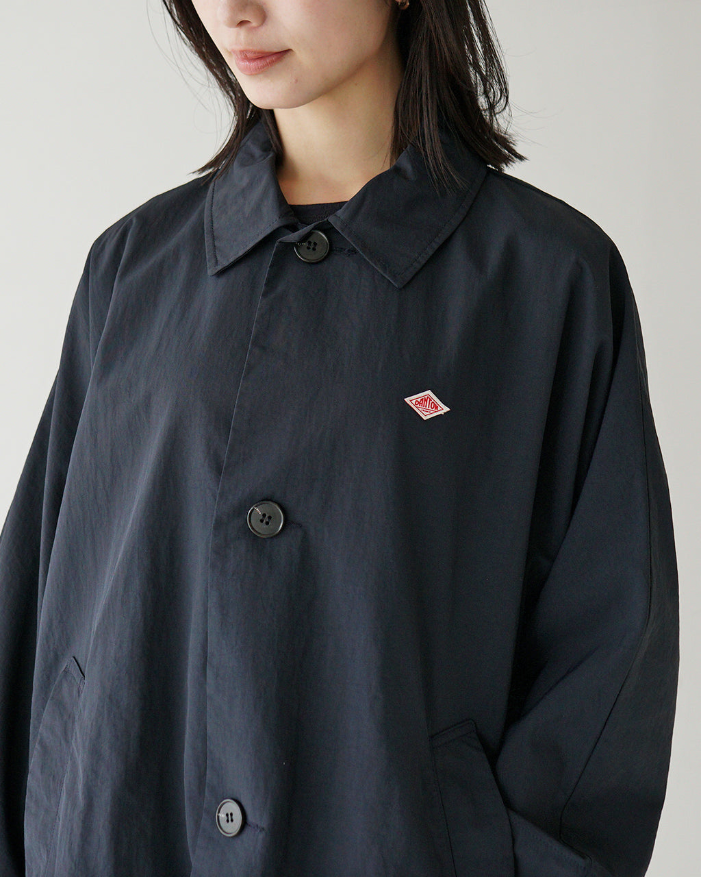 DANTON  ダントン ミドルコート ドルマンスリーブ DOLMAN SLEEVE COAT DT-A0653 TNY【クーポン対象外】【送料無料】