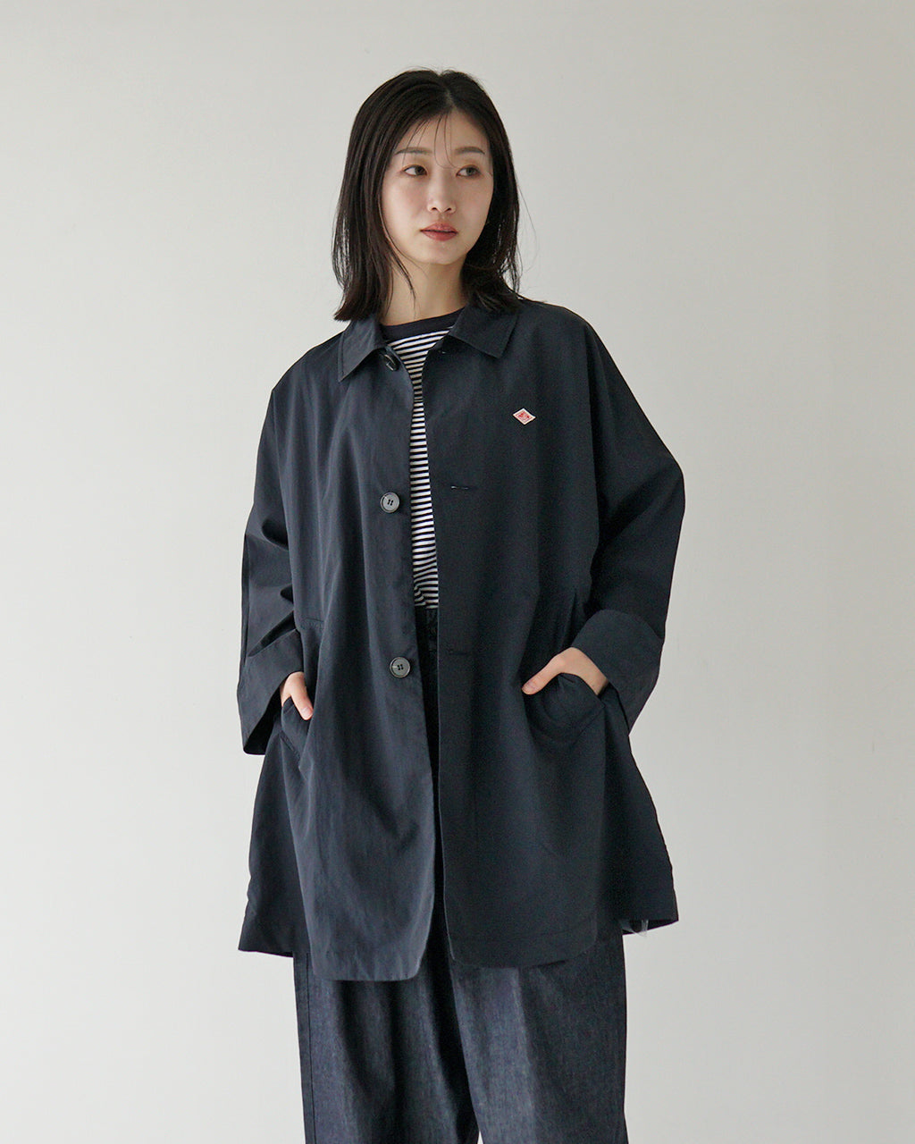 DANTON  ダントン ミドルコート ドルマンスリーブ DOLMAN SLEEVE COAT DT-A0653 TNY【クーポン対象外】【送料無料】