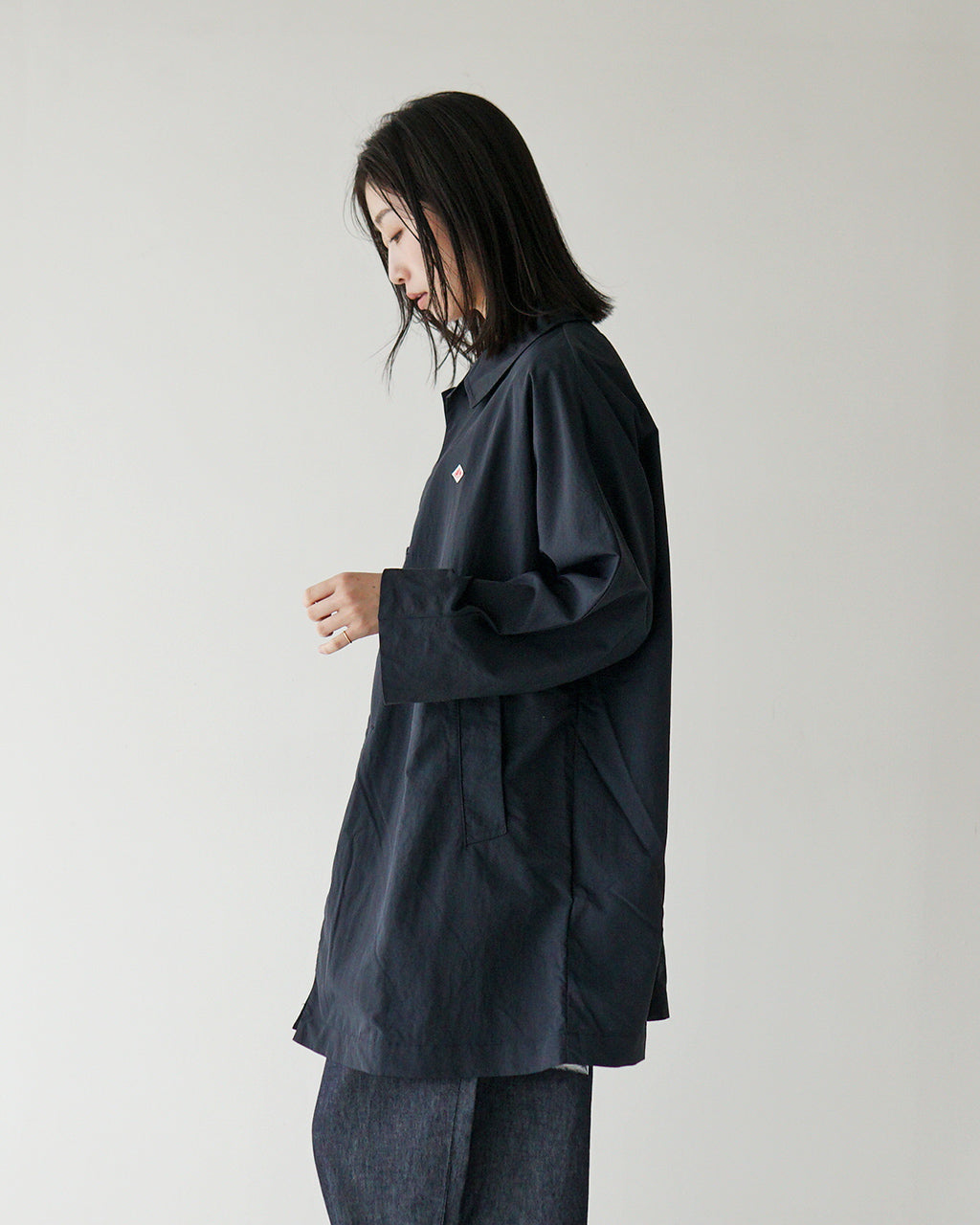 DANTON  ダントン ミドルコート ドルマンスリーブ DOLMAN SLEEVE COAT DT-A0653 TNY【クーポン対象外】【送料無料】